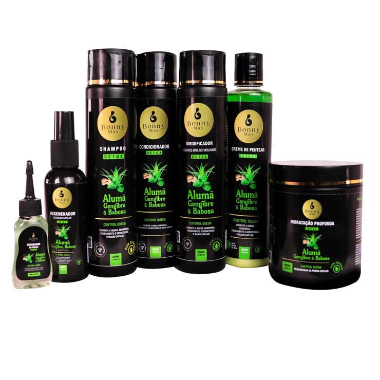 Linha Control queda. Aluma, Gengibre & Babosa